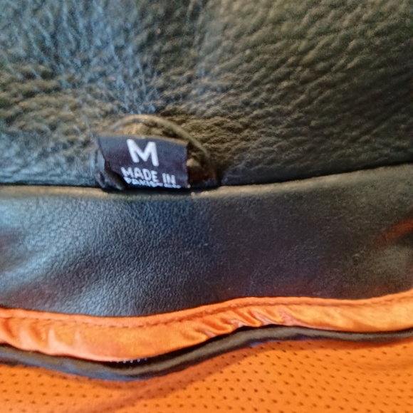 FIRST CLASSICS 100% Leather Traditional Gear Jacket Lined Women's Med - Picture 10 of 16